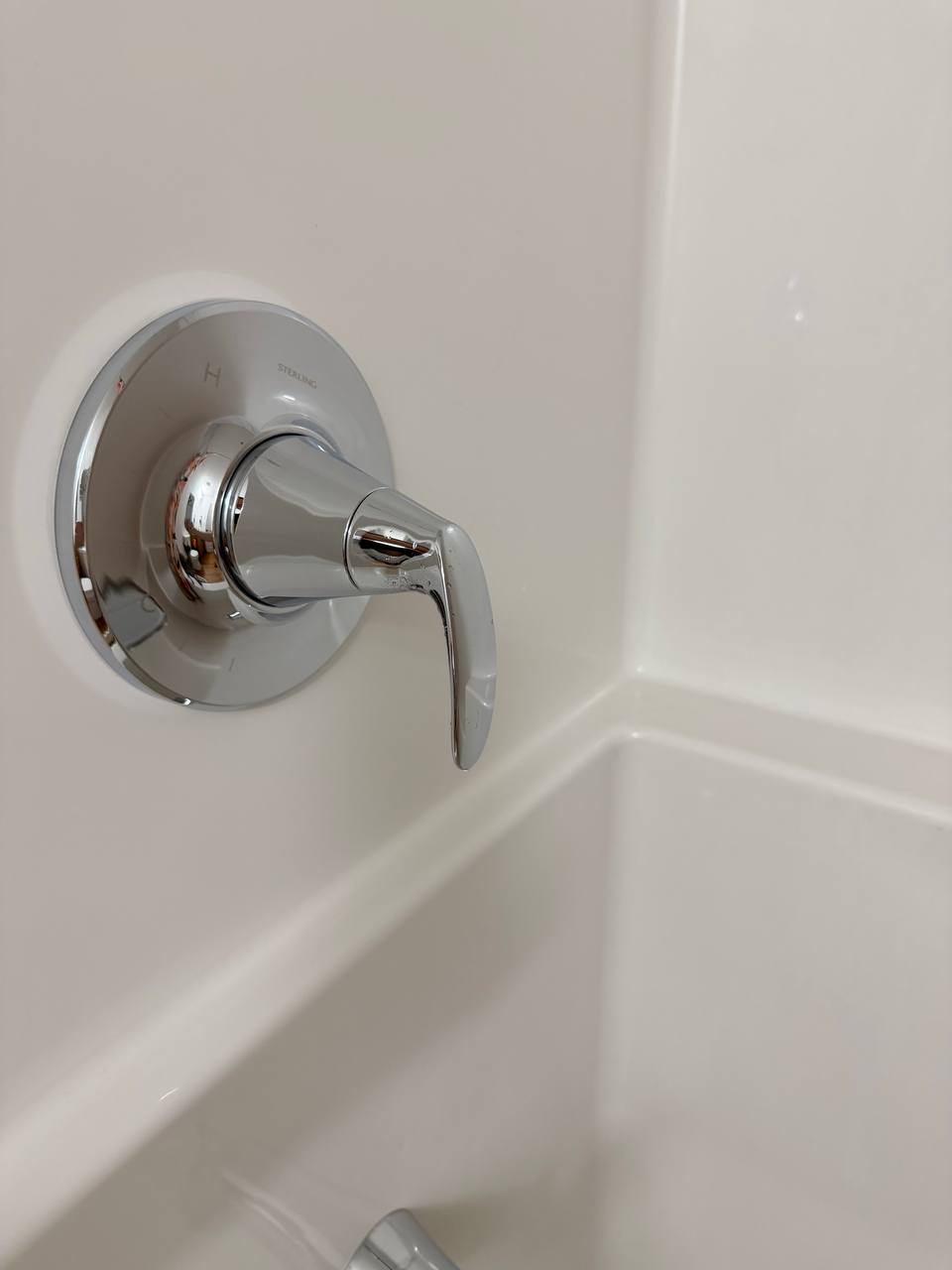 Faucet after cleaning